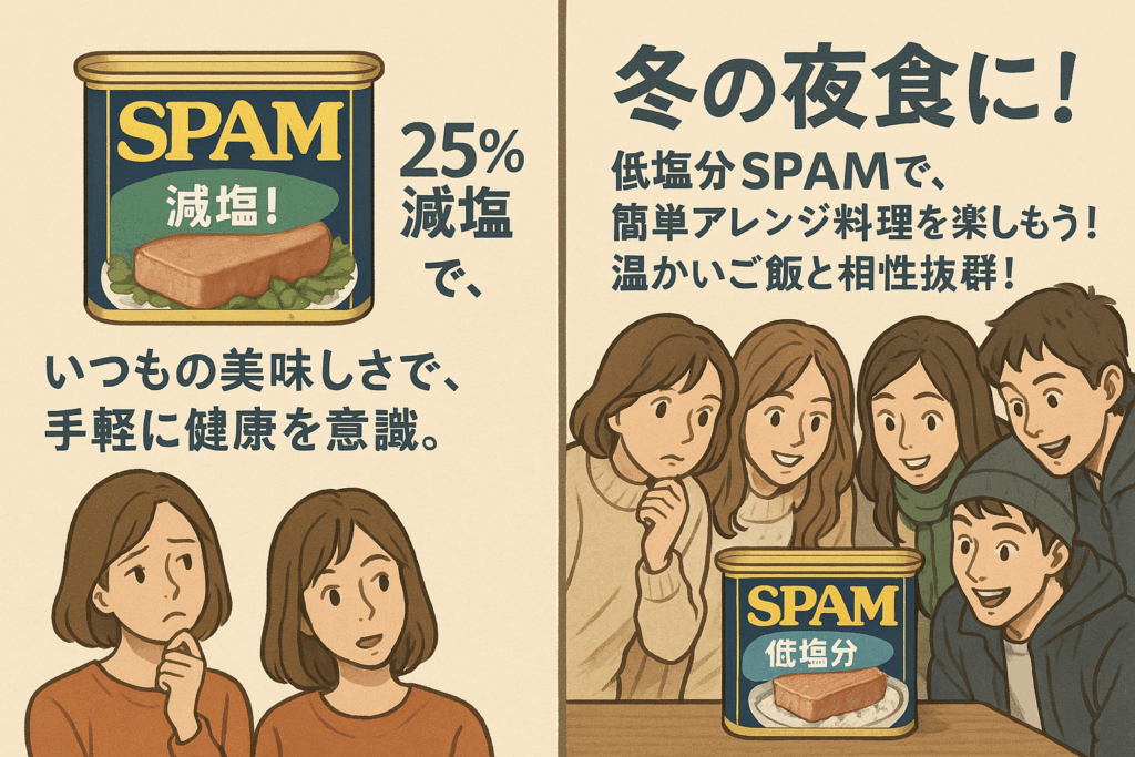 スパムをターゲット顧客にアピール